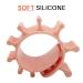 Silicone Makeup Brush Drying Rack | Wall-Mounted Storage Holder for Brushes & Toothbrushes - Pink - Buy Online on GoSupps.com