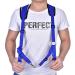Fishing Shoulder Back Harness - Adjustable Ultralight Vest Belt with PVC Material - Tackle Equipment for Anglers - 18.5 x 15.7in - Buy Online on GoSupps.com