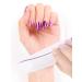 Kalolary Gradient Purple Gel Nail Polish Strips - 20 Semi Cured Full Wraps Stickers with File & Sticks - Waterproof Decals for Women & Girls (UV/LED Lamp Required) - Buy Online on GoSupps.com