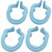 4pcs Dental Resin Clamping Ring Separator Ring Sectional Contoured Metal Matrices Holder Fixed Clamp