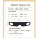 RUBIXIAN Ultra-Light Sleep Mask for Travel, Yoga, and Nap - Soft & Comfortable Eye Mask with Storage Bag (M Blue) - Buy Online on GoSupps.com