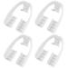 KMZ 4PCS Mouth Guard Full Teeth Protection Bruxism Universal Night Guard Teeth Grinding Men Women Tooth Night Sleep