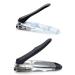CAREOR 360 Rotatable Stainless Steel Nail Clipper - Ergonomic Sharp Blade for Easy Finger & Toenail Trimming - Black - Buy Online on GoSupps.com