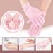 Kexpery 4 Pairs Hands Peeling Gloves Anti-Slip Silicone Hands Protective Gloves Preventing Dryness Dead Skin Remove Gloves for Dry Hands (Pink) - Buy Online on GoSupps.com
