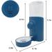 Large Rabbit Water Bottle 20oz Hanging Automatic Water Dispenser by Gravity Flow for Bunny Chinchilla Guinea Pig Ferrets (PE002) (Blue) - Buy Online on GoSupps.com
