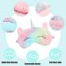 Cute Unicorn Sleep Mask Set - 4 Pcs Soft Plush Blindfold Eye Covers for Women, Girls, Kids - Style5 - Buy Online on GoSupps.com