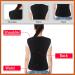 Shoulder Zippers Vest Self Heating Magnetic Therapy Waist Brace Posture Corrector Back Lumbar Pain Black Medium - Buy Online on GoSupps.com