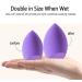 6 Pcs Makeup Sponge Set - Triangle Powder Puff & Beauty Blender for Face - Velour Powder Puff for Loose Powder Foundation - Red/Purple & B/W+Red/Purple - Buy Online on GoSupps.com