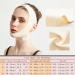 Anti-Wrinkle Face Slimming Mask & Compression Bandage - Chin Strap for a Youthful V-Line - Breathable & Thin Face Lift Support - Size Large Beige - Buy Online on GoSupps.com
