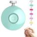 Electric children nail file safe children nail cutter 6 in 1 electric nail file interchangeable grinding heads healthy and safe for babies toddler newborns