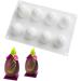 OUNONA 8 Baking Pan Cake Pan Candle Molds Soap Making Molds Bunny Silicone Mold Silicone Cake Molds Non Easter Egg Mold Silicone Fondant Molds DIY Baking Molds Eggs Bakeware 3D - Buy Online on GoSupps.com