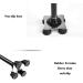 Older Crutches Canes/Crutches 4 Legged with Led Light Ergonomic Height Adjustable Handle for Older Men Arthritis Elderly Injured Women Black Cane Senior Grandma Grandpa Practical Everything is fine - Buy Online on GoSupps.com