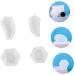 STOBOK 12 Pcs Pendant Mold Silicone Molds Keychain Pendant Epoxy Mold Jewel Silicone Mold Accessories Gem Whitex3pcs 5.5X3CMx3pcs - Buy Online on GoSupps.com