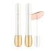2 in 1 Liquid Foundation and Concealer (Built-in Brush) Long-lasting Waterproof Concealer Makeup High Coverage Matte Liquid Concealer Dual-ended Concealer Natural White
