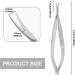 Cuticle Nippers Stainless Steel Cuticle Scissors Extra Fine Curved Professional Precise Pointed Tip for Eyebrows Eyelashes Trimming Nails and Painless Cuticle Removal on Fingers and Toes Silver - Buy Online on GoSupps.com