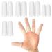 Silicone Finger Protectors for Man 10 Pack Gel Finger Cots & Protector Relief from Pain of Finger Tips Cracked Arthritis
