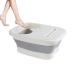 Collapsibles Foot Bath Basin Foot Soak for Foot Spa Foldable Foot Bath Tub Basin Tools Footbath Tub | Spa Basin for Soaking Tired Help Sleep for Family Spa Pedicure White