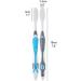 Zumaha Loose Toothbrush for Adults - Soft Bristles Manual Spinbrush | Portable & Travel Ready - Buy Online on GoSupps.com