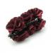 Meilliwish Noble Wedding Flower Hair Clip for Women - Beautiful Banana Style in Wine Red - Buy Online on GoSupps.com