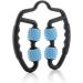 InnovaGoods Self-Massager with Rollers for Adults | Unisex Black & Blue - Portable 25 x 27 x 5 cm - International Shipping Available - Buy Online on GoSupps.com