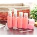 WOIWO 9 Pieces Travel Kit Travel Kit Plastic Spray Bottle Lotion Shampoo Cream Cosmetic Bottle