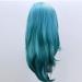 SHIYID Platinum Blonde Lace Front Wig - Blue Side Part Natural Long Waves | High Temperature Fiber Synthetic Hair - Buy Online on GoSupps.com