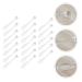 Lurrose Facial Roller with 20 Pcs Reusable Spatulas - Face Mask, Cream, and Makeup Scoop for Lotion Jars - Transparent Mini Spatula Set - Buy Online on GoSupps.com