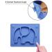 SILIVO Baby Non-Slip Silicone Suction Plate - Blue Elephant Design | Toddler Plate and Placemat for Babies Weaning - Buy Online on GoSupps.com
