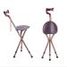 Aid Folding Seat Cane Height Adjustable Aluminum Alloy Cane Seat Crutches Hello Independence