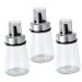 ABOOFAN 3pcs Castor Kitchen Supplies Glass Vinegar and Oil Dispensers Kitchen Oil Soy Sauce Cruet Oil Bottles for Kitchen Soy Sauce Dispensers Olive Restaurant Bottle Dust-proof