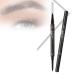 2 In 1 Magic 4-Tip Eyebrow Pencil Eyebrow Magic Pen Eyebrow 4 Tip Brow Pencil 3D Waterproof And Sweat-proof Microblading Eyebrow Pencil Contouring Pen For Natural Makeup Last All Day(Black)