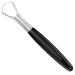 Zonfer 1pc Tongue Scraper Portable Stainless Steel Oral Tongue Cleaner Brush For Adults Oral Hygiene Care