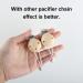 Buy Natural Wood Pacifier Clips - Pack of 4 Non-Toxic Colored Baby Clips for Safe Use - Buy Online on GoSupps.com