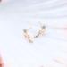 Bohemia Star Climber Earrings - Gold Crystal Festival Jewelry for Women & Girls - Buy Online on GoSupps.com
