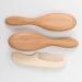 Milisten 3PCS Wooden Baby Hair Brush & Comb Set - Natural Goat Bristles - Gentle Hair Cleaning for Newborns and Toddlers - Registry Gift - Buy Online on GoSupps.com