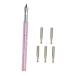Housoutil 1 Set Nail Art Pen Nail Drill Point Pen Builder Brush Nail Art Tools Embroidery Tools Paint Marker Replacement Tips Nails Accessories Nails Tools Dot Pen Drilling Stainless Steel