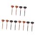 FRCOLOR 12 Pcs Foundation Highlighter Brush Powder Brush Fan Makeup Brush Concealer Eye Shadow Brush Cream Brush Buffing Blending Powder Makeup Sector Blush Mx3pcs As Shownx3pcs