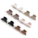 Small Hair Clips Brown Pink Nonslip Shiny Hair Claw Clips for Women and Girls Thick Hair Strong Hold Durable Hair Claws for Thin Hair (12 Packs) (CL131 I)