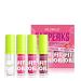 Hydrating Lip Glow Oil Lip Tint Stain Set Tinted Plumping Lip Oil Gloss Ultra-Hydrating & Nourishing Lip Care Lip Tint Smooth Glossy Finish Clear Tint Shiny and Vegan Lip Oil Moisturizing Non-Sticky Formula