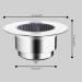 Upgraded Sink Filter Bathroom Shower Hair Filter Catch Drain Cover Kitchen Sink Plug Strainer Hole Easy Waste Disposal Sink Strainer with Handle - Buy Online on GoSupps.com