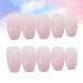 Shop Minkissy 24st French False Nails - DIY Oval Acrylic Nail Tips for Stunning Nail Art - Buy Online on GoSupps.com