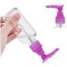 Canjerusof 4-Pack Refillable Pump Dispenser Bottles - 100ml Lotion Shampoo & Massage Oil Travel Bags in Random Colors - Buy Online on GoSupps.com