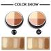 4 Colors Waterproof Correcting Concealer Cream for Dark Circles & Redness - Full Coverage Face Contour Palette - Buy Online on GoSupps.com