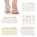 Gel hydrogel pavement 20 pieces of silicone heel heel protection for shoes invisible bladder plaster heel heel protection plaster bandages for fingers toes forefoot and heel