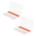 Gatuida 80st interdental brush flex tools refillable toothed picking the rose ortho-toothed floss tooth cleaning dental silk sticks tool for dental floss care brushes TPE Haupt 1 piece (1 Pack) orange