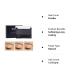Professional Eyebrow Powder Palette - Waterproof Eyebrow Makeup with 5 Colors (Gray Black) for Flawless Brows - Buy Online on GoSupps.com