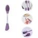 HAPINARY Applicator Brush Mud Applicator Applicator Silicone Brush Facial Clay Brush Silicone Cleansing Brush Scrubber Exfoliator Scrubbers Cleasing Milk Double Head Plastic - Buy Online on GoSupps.com