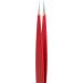 Rubis Swiss Cross Stainless Steel Pointed Tweezers | Precision Eyebrow & Hair Removal Tool - Made in Switzerland - Buy Online on GoSupps.com