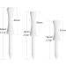 Zivisk Bamboo Golf Tees 100 Count - 2-1/8, 2-3/4, 3-1/4 Inch (White Natural Color) - Buy Online on GoSupps.com