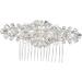 Didiseaon 1pc Alloy Hair Comb Hair Combs for Women Bling Hair Comb Rhinestone Hair Comb for Women Bridal Hair Comb Teasing Combs for Women Flower Side Hair Comb Miss Wedding Pearl - Buy Online on GoSupps.com